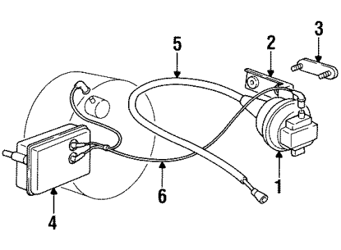 1997 Chrysler Sebring Cruise Control System Diagram 1 - Thumbnail