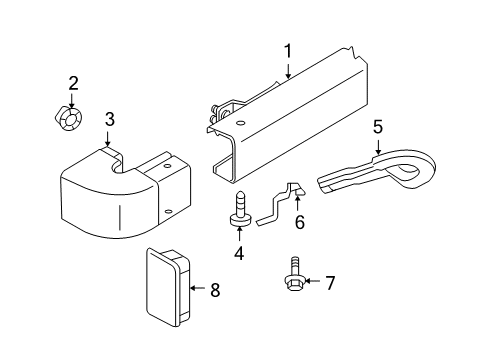 2003 Jeep Wrangler Rear Bumper Diagram