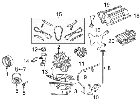 2008 Dodge Durango Filters Diagram 4 - Thumbnail