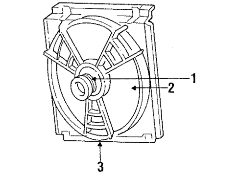 1992 Dodge Spirit Cooling System, Radiator, Water Pump, Cooling Fan Diagram 4 - Thumbnail