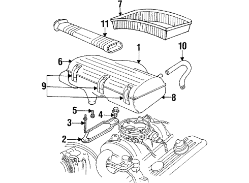 1998 Dodge Ram 1500 Air Intake Diagram