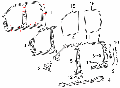 2021 Ram 1500 Uniside Diagram 1 - Thumbnail