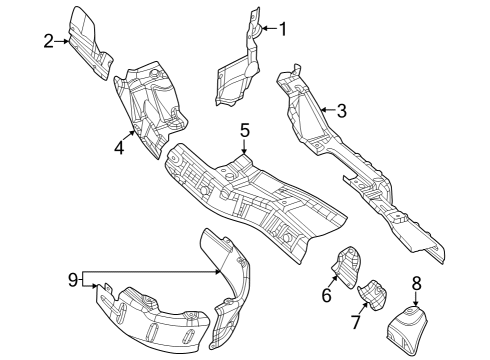 2017 Dodge Durango Heat Shields Diagram