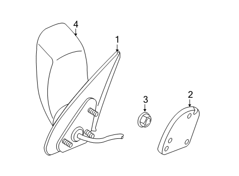 2001 Jeep Grand Cherokee Outside Mirrors Diagram