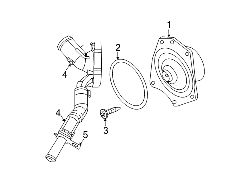 2008 Chrysler Sebring Water Pump Diagram 5 - Thumbnail