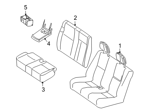 2009 Dodge Sprinter 3500 Front Seat Components Diagram 3 - Thumbnail