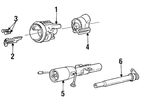 1989 Chrysler New Yorker Housing & Components Diagram 1 - Thumbnail