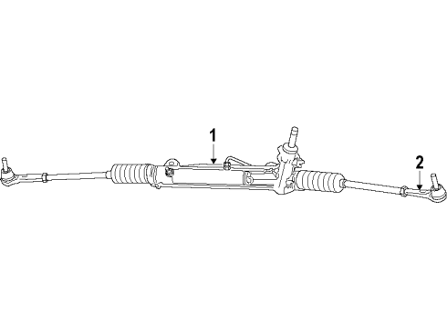 2019 Dodge Grand Caravan P/S Pump & Hoses, Steering Gear & Linkage Diagram 1 - Thumbnail