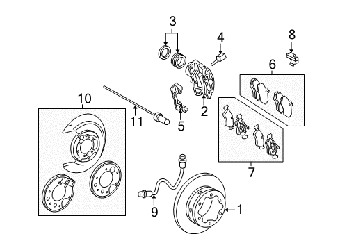 2004 Dodge Sprinter 3500 Rear Brakes Diagram