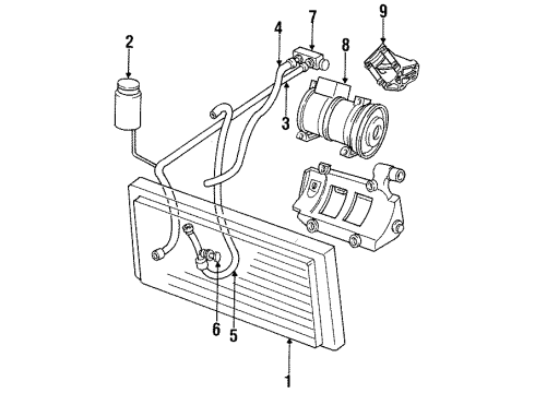 1993 Chrysler Concorde Air Conditioner Diagram 1 - Thumbnail