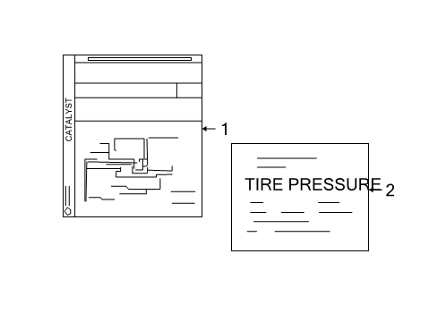 2000 Chrysler Concorde Information Labels Diagram