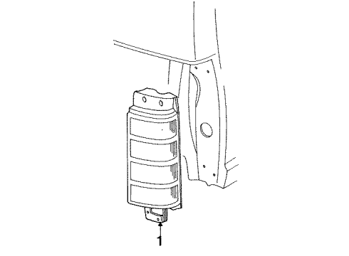 1993 Dodge Caravan Combination Lamps Diagram