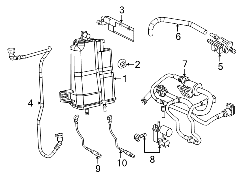 2019 Jeep Renegade Emission Components Diagram