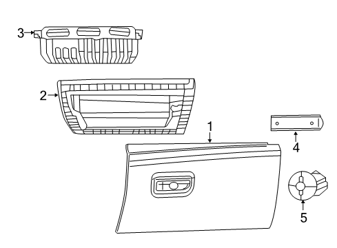 2019 Jeep Grand Cherokee Glove Box Diagram