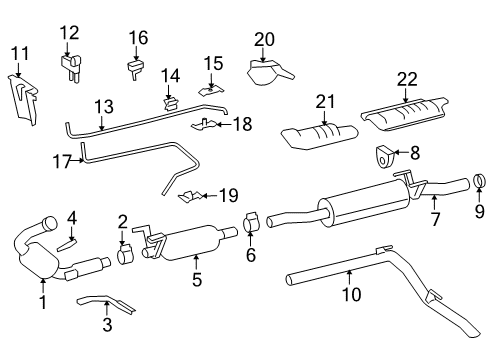 2009 Dodge Sprinter 3500 Exhaust Components Diagram