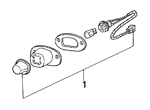 1986 Dodge Charger License Lamps Diagram