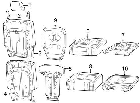 2024 Jeep Grand Wagoneer Second Row Seats Diagram 3 - Thumbnail