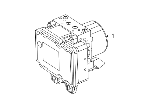 2015 Dodge Dart ABS Components Diagram