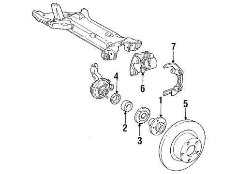 1989 Dodge Spirit Front Brakes Diagram