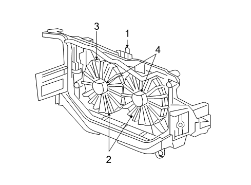 2009 Dodge Caliber Cooling System, Radiator, Water Pump, Cooling Fan Diagram
