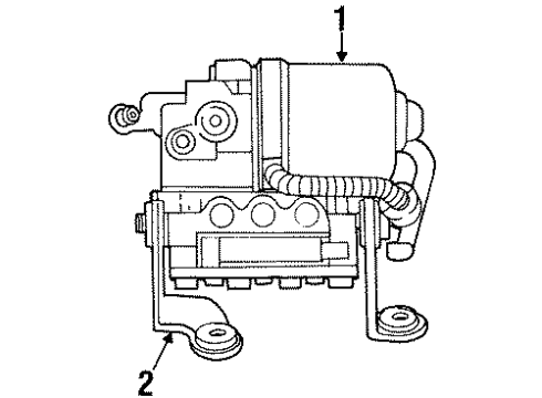 1997 Jeep Grand Cherokee Anti-Lock Brakes Diagram 1 - Thumbnail