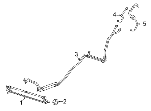 2025 Jeep Wrangler Trans Oil Cooler Diagram
