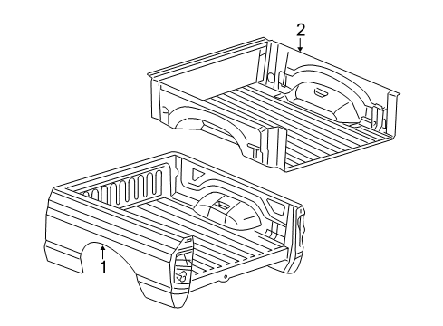 2017 Ram 2500 Box Assembly Diagram