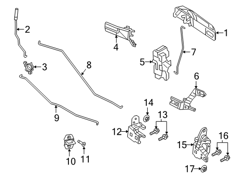 2022 Ram 3500 Lock & Hardware Diagram