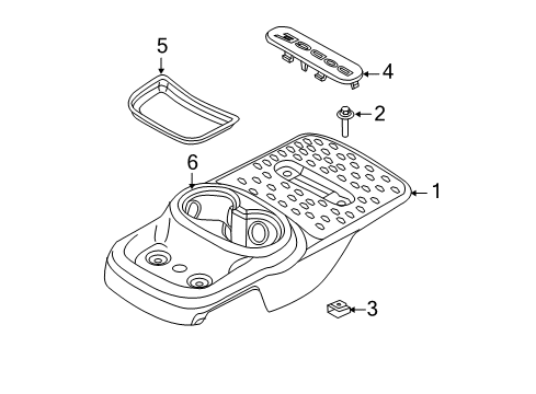 2017 Dodge Durango Center Console Diagram 3 - Thumbnail
