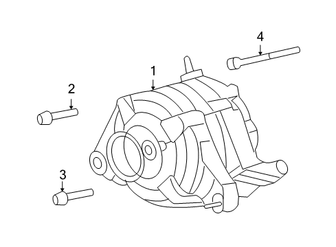 2009 Dodge Nitro Alternator Diagram 1 - Thumbnail