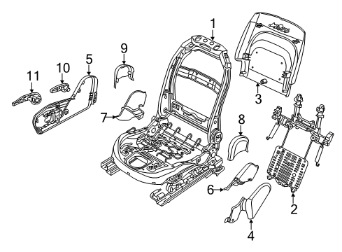 2014 Jeep Cherokee Tracks & Components Diagram 4 - Thumbnail