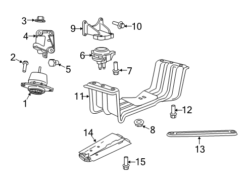 2011 Dodge Durango Automatic Transmission, Transmission Diagram 1 - Thumbnail