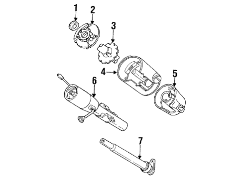 1988 Dodge Dynasty Housing & Components Diagram