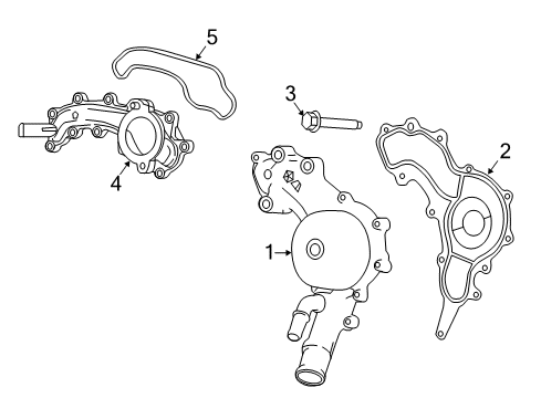 2020 Chrysler Voyager Water Pump Diagram