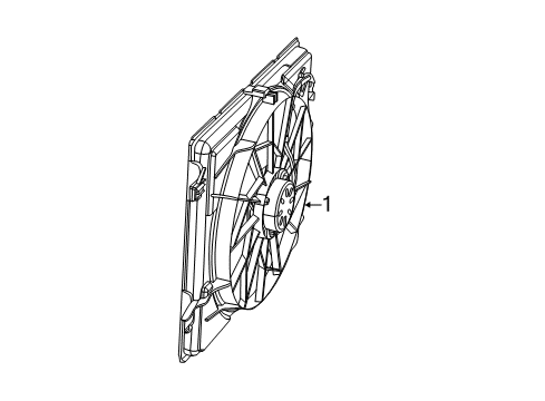 2011 Jeep Grand Cherokee Cooling System, Radiator, Water Pump, Cooling Fan Diagram 1 - Thumbnail