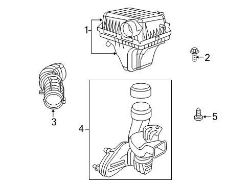 2009 Chrysler 300 Air Intake Diagram 1 - Thumbnail