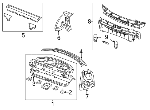 2010 Dodge Charger Rear Body Diagram