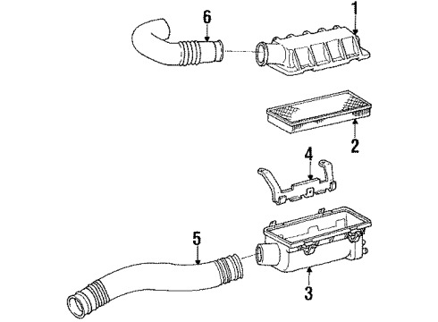 1990 Dodge Daytona Filters Diagram 3 - Thumbnail