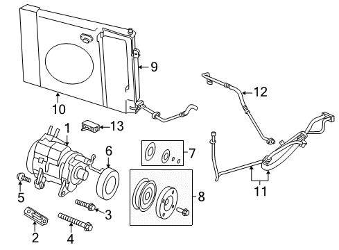 2008 Chrysler Aspen Auxiliary Heater & A/C Diagram 1 - Thumbnail