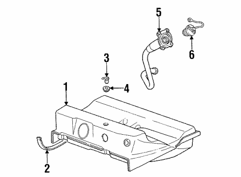 1991 Chrysler TC Maserati Fuel Supply Diagram