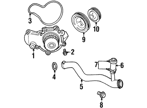 1995 Chrysler Sebring Water Pump Diagram