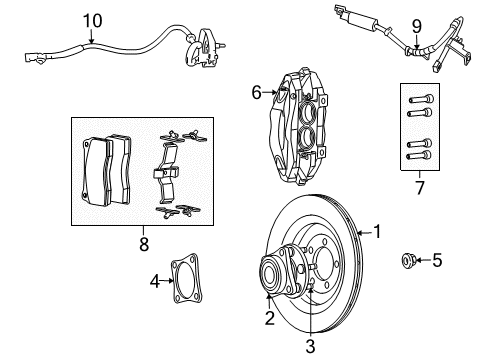 2008 Dodge Viper Anti-Lock Brakes Diagram
