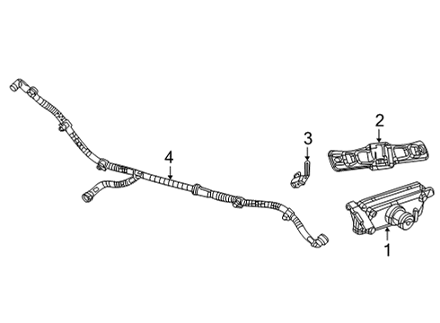 2025 Jeep Wagoneer Electrical Components - Grille Diagram