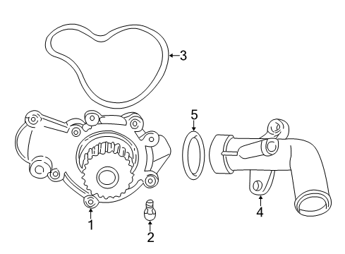 2002 Dodge Stratus Water Pump Diagram 2 - Thumbnail
