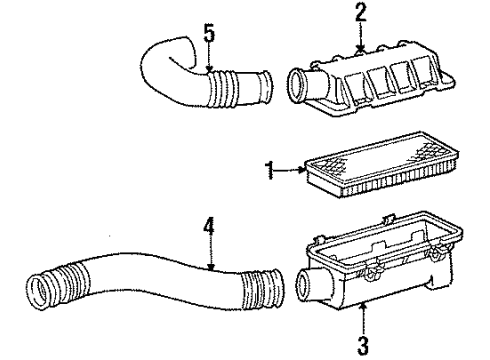 1988 Dodge Dynasty Air Intake Diagram