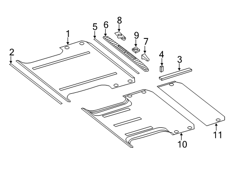 2007 Dodge Sprinter 3500 Interior Trim - Rear Body Diagram