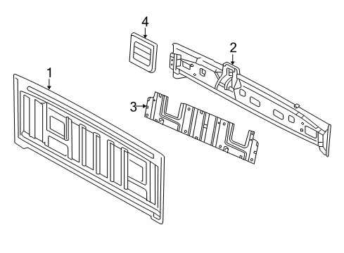 2017 Ram 3500 Back Panel Diagram 1 - Thumbnail