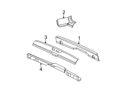 2002 Dodge Grand Caravan Rear Body Diagram