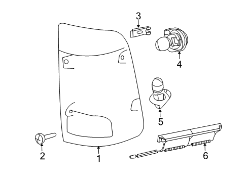 2017 Ram 3500 Tail Lamps Diagram