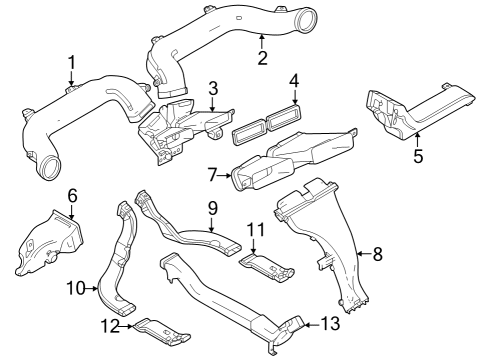 2024 Dodge Hornet Ducts Diagram